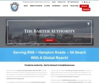 Barterauthority.com(Grow Your Business and Save Cash) Screenshot