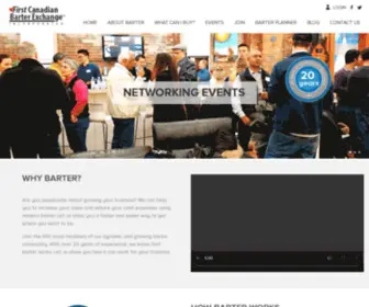 Barterfirst.com(First Canadian Barter Exchange) Screenshot