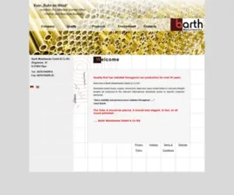 Barth-Metallwerke.de(Barth Metallwerke) Screenshot