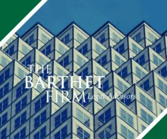 Barthet.com(The Barthet Firm) Screenshot