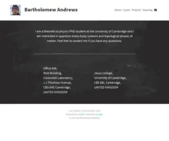 Bartholomewandrews.com(Bartholomew Andrews) Screenshot
