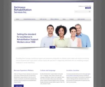 Bartimaeusrehab.com(Bartimaeus Rehabilitation Services Inc) Screenshot