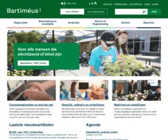 Bartimeus.nl(Bartiméus) Screenshot