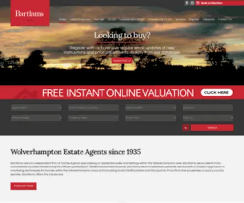 Bartlams.co.uk(Wolverhampton Estate Agents) Screenshot