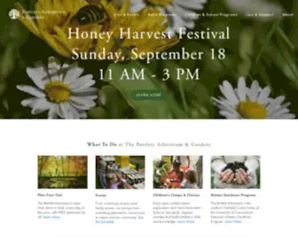 Bartlettarboretum.org(Bartlett Arboretum & Gardens) Screenshot