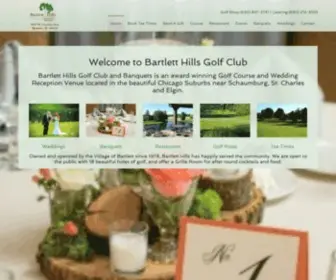 Bartletthills.com(Bartlett Hills Golf Club) Screenshot
