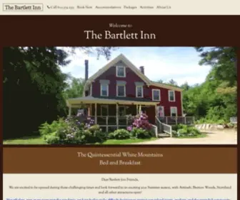 Bartlettinn.com(The Quintessential White Mountains Bed and Breakfast) Screenshot