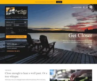 Bartlettlodge.com(Bartlett Lodge Algonquin Park Resort) Screenshot