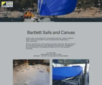 Bartlettsails.com(Bartlett Sails & Canvas) Screenshot