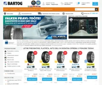 Bartog.si(Veleprodaja in maloprodaja pnevmatik) Screenshot