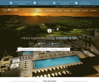 Bartoncreek.com(Austin TX Resorts) Screenshot