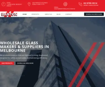 Bartonglass.com.au(Commercial & Residential Glass Manufacturers) Screenshot