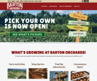 Bartonorchards.com(Barton Orchards) Screenshot