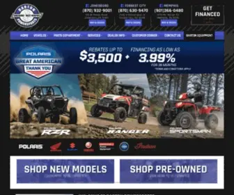 Bartonpowersports.com(Honda) Screenshot