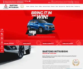 Bartonsmitsubishi.com.au(Bartons Mitsubishi) Screenshot