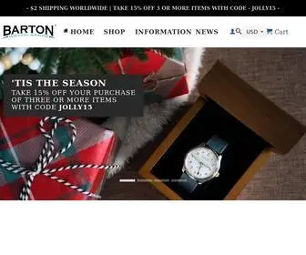 Bartonwatchbands.com(Barton Watch Bands) Screenshot