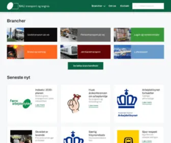 Bartransportogengros.dk(BAU transport og engros) Screenshot