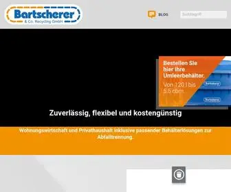 Bartscherer-Recycling.de(Abfallentsorgung in Berlin) Screenshot