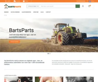 Bartsparts.nl(BartsParts I Onderdelen voor agrarische machines) Screenshot