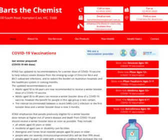 Bartsthechemist.com.au(Barts the Chemist) Screenshot