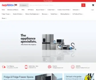 Bartyspares.uk(Best Prices in Appliance Spares and More) Screenshot