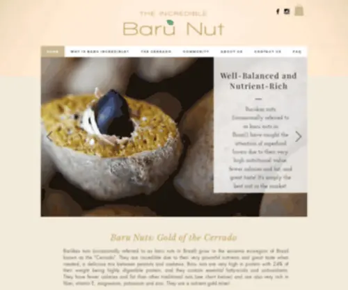 Baru-Nuts.com(Baru Nuts) Screenshot