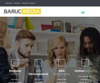 Barucmedia.com(Designing Your Future) Screenshot