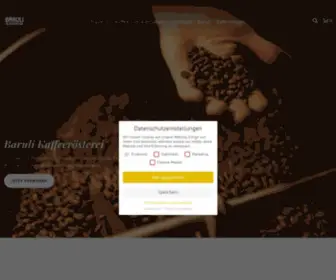 Baruli-Kaffee.de(Deine kaffeerösterei) Screenshot