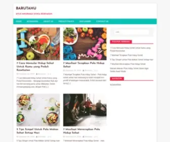 Barutahu.me(Situs Informasi Dunia Kesehatan WordPress) Screenshot