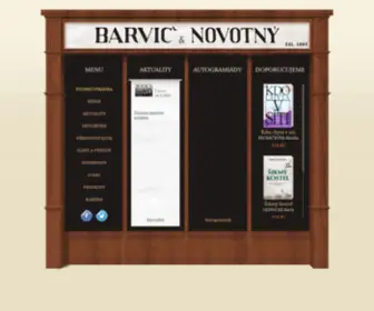 Barvic-Novotny.cz(Knihkupectví Barvič a Novotný) Screenshot