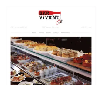 Barvivant.com(A proper tapas bar where the Txakoli) Screenshot