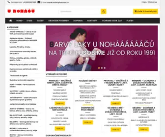 Barvylaky.com(Barvy-Laky U Noháčů) Screenshot