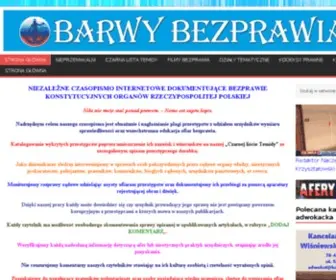 Barwybezprawia.pl(Barwy Bezprawia) Screenshot