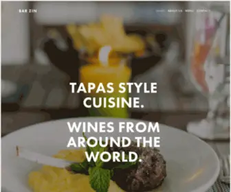 Barzin-Bistro-Winebar.com(Bar Zin) Screenshot