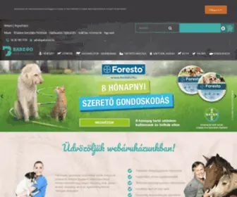 Barzoo.hu(Házikedvenc és haszonállat tartók webáruháza) Screenshot