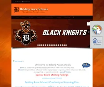 Bas-K12.org(Belding Area Schools) Screenshot