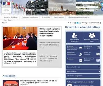 Bas-Rhin.gouv.fr(Actualités) Screenshot