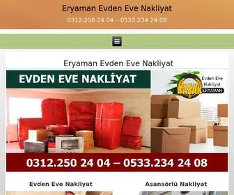 Basaknakliyateryaman.com(Eryaman Evden Eve Nakliyat) Screenshot