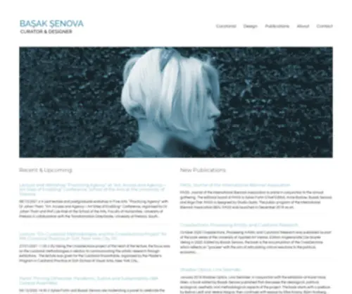 Basaksenova.com(Başak Şenova) Screenshot