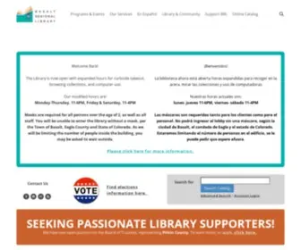 Basaltlibrary.org(Basalt Regional Library) Screenshot