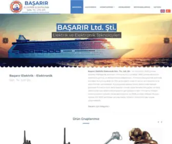 Basarirgemi.com(Başarır Gemi Elektrik ve Elektronik San) Screenshot