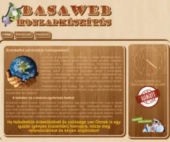Basaweb.hu(Honlapkészítés) Screenshot