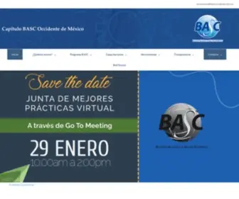 Bascoccidente.com.mx(BASC Occidente) Screenshot