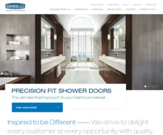 Bascoshowerdoors.com(Glass Shower Doors) Screenshot