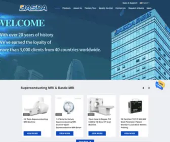 Basdamri.com(Quality Superconducting MRI & Basda MRI factory from China) Screenshot