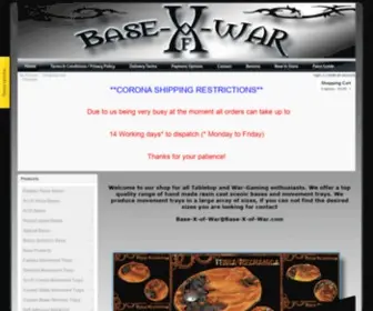 Base-X-OF-War.com(Resin Bases) Screenshot