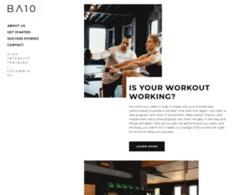 Base10Fitness.com(High Intensity Training Gym in Columbia) Screenshot