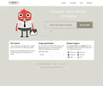 Base64-Image.de(Base64 Image Encoder) Screenshot