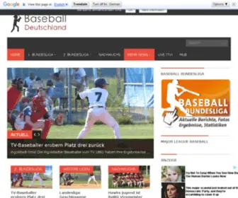 Baseball-Deutschland.de(Baseball Deutschland) Screenshot