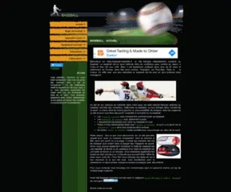 Baseball-Essentiel.fr(Ce site français vous propose de tout savoir sur le baseball) Screenshot